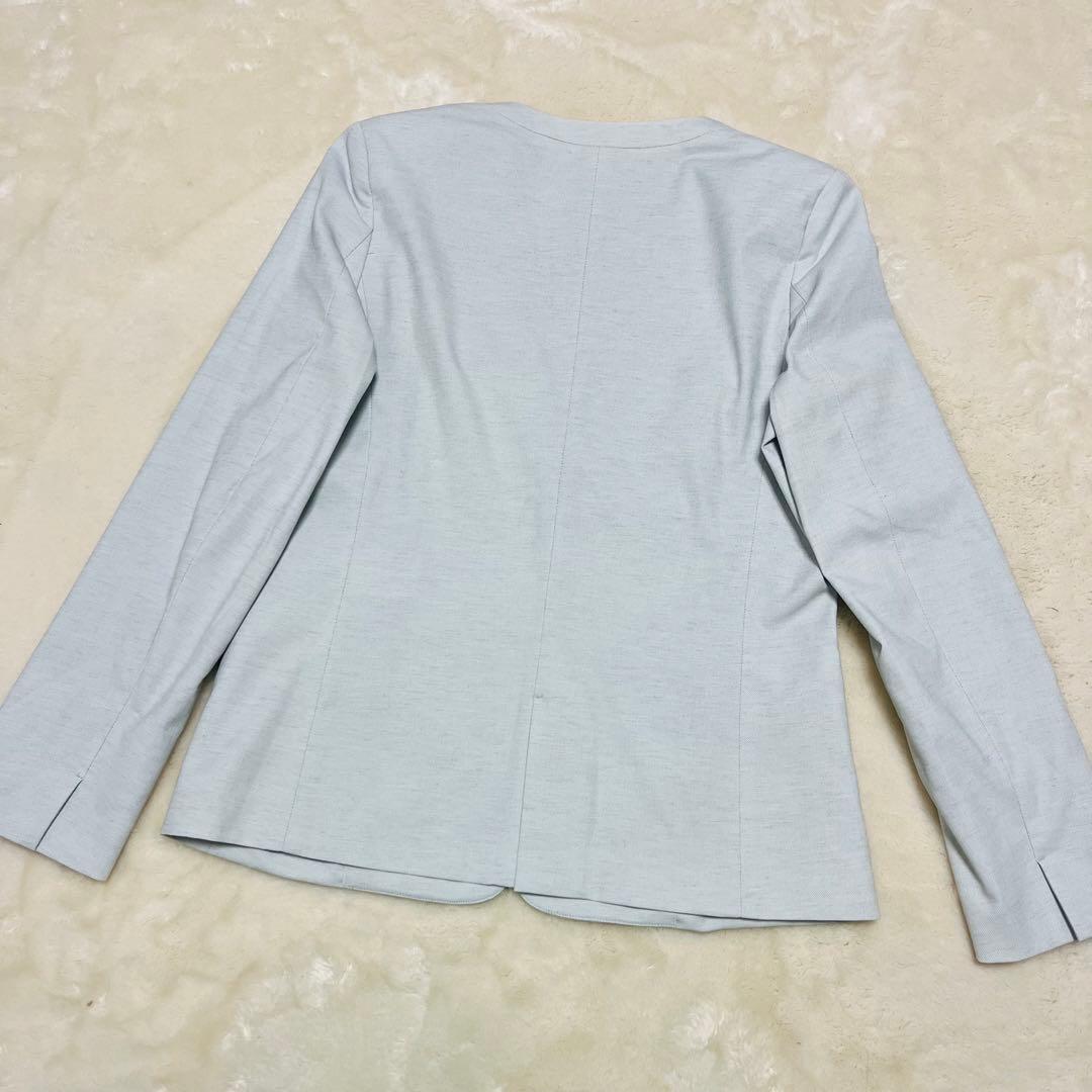 【極美品✨】プラステ　リネンブレンドカラーレスパンツセットアップ　ウォッシャブル