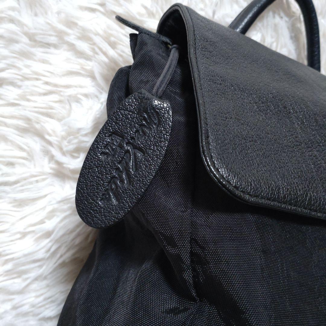 IBIZA イビザ リュック バックパック レザー ナイロン 黒 コンパクト