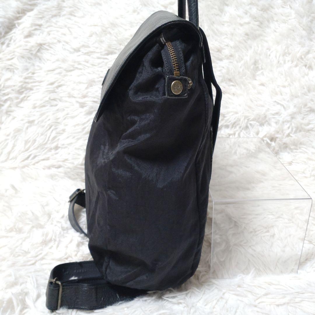 IBIZA イビザ リュック バックパック レザー ナイロン 黒 コンパクト