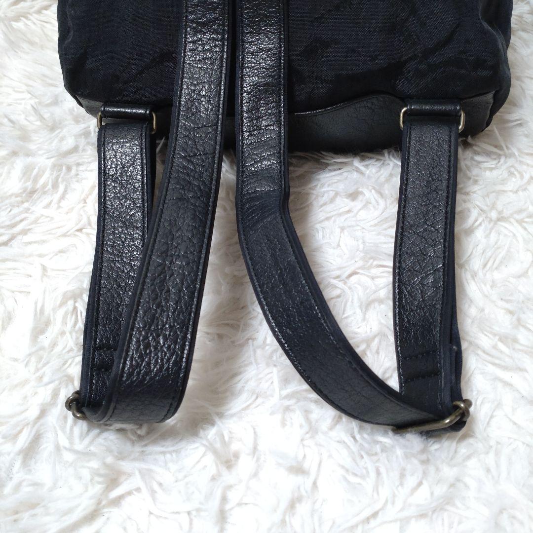 IBIZA イビザ リュック バックパック レザー ナイロン 黒 コンパクト