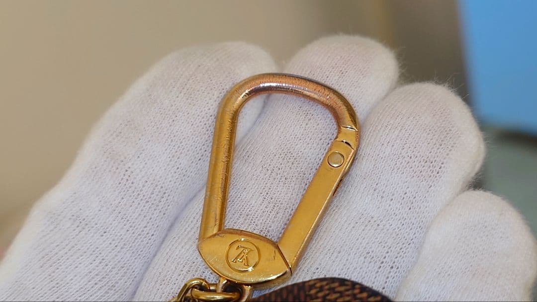 Louis Vuitton ダミエキーケース カラビナ付き