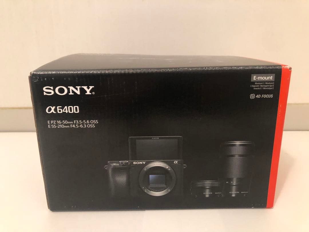 SONY α6400 ミラーレスカメラ ダブルズームレンズセット展示品