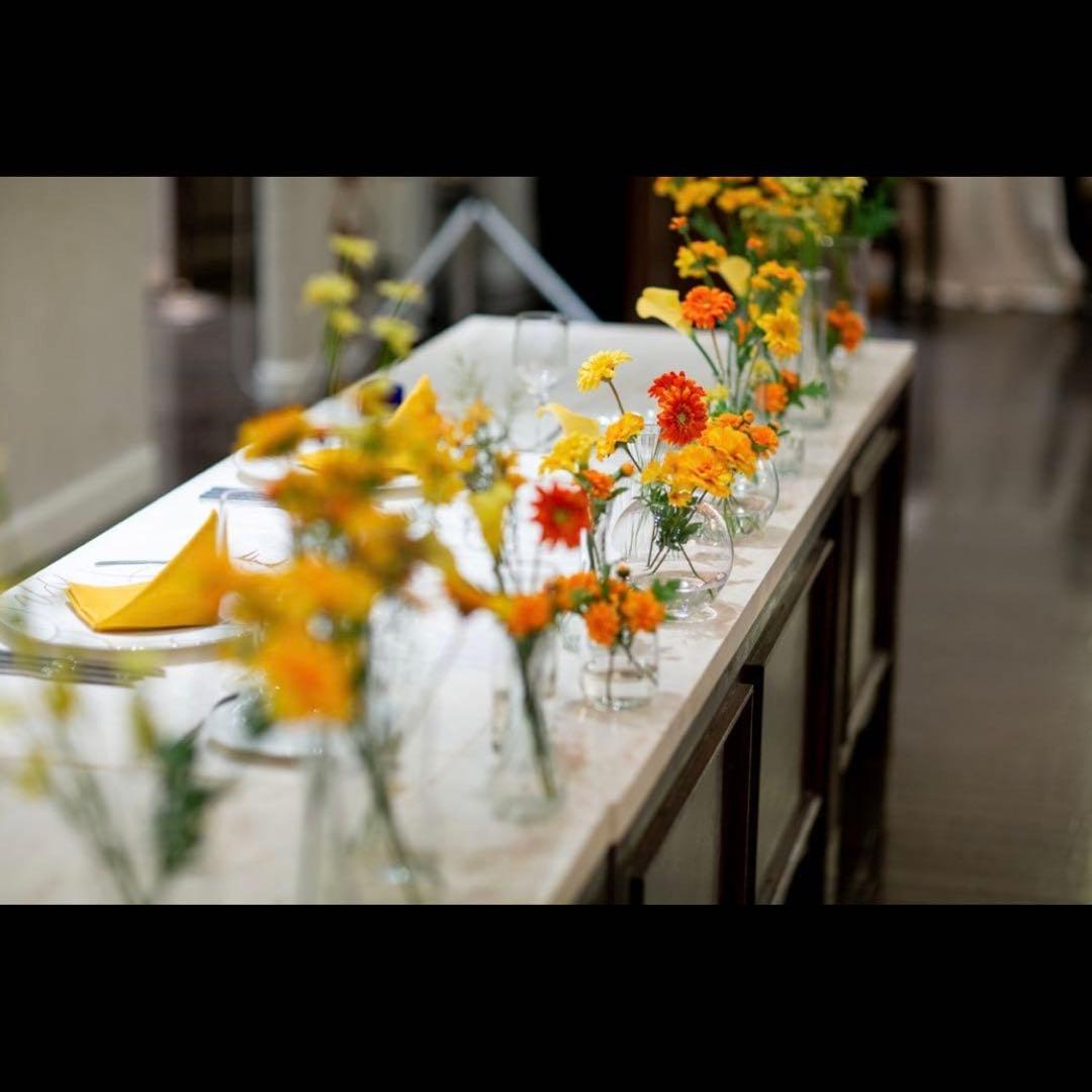 【本日限定特価】高砂装花＆ゲストテーブル装花　セット　結婚式　テーブルフラワー