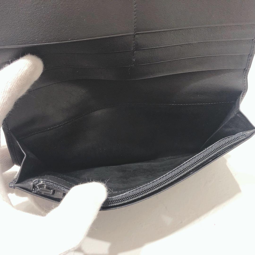 ☆美品☆ CELINE セリーヌ 長財布 ブラック レザー シンプル