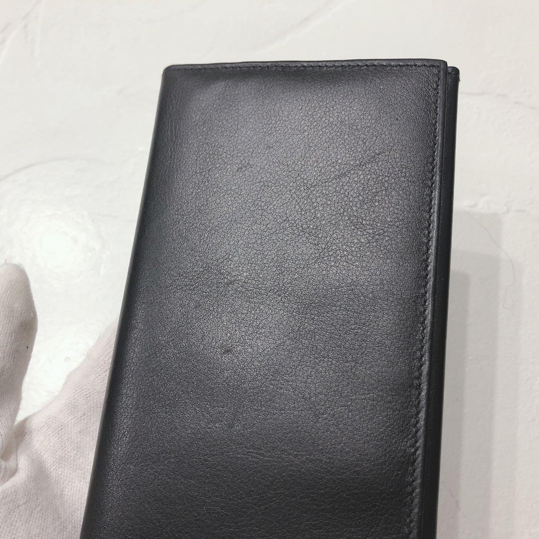 ☆美品☆ CELINE セリーヌ 長財布 ブラック レザー シンプル