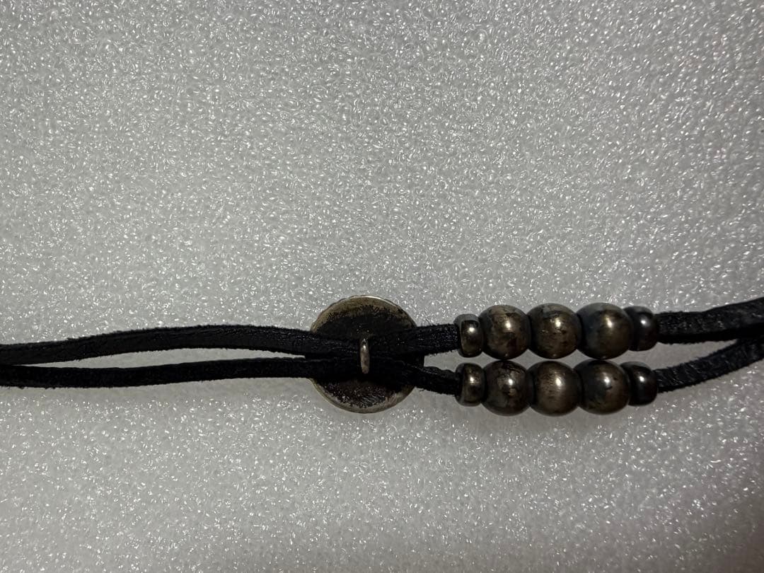 LEATHER&SILVER MOTO モト ネックレス ループタイ