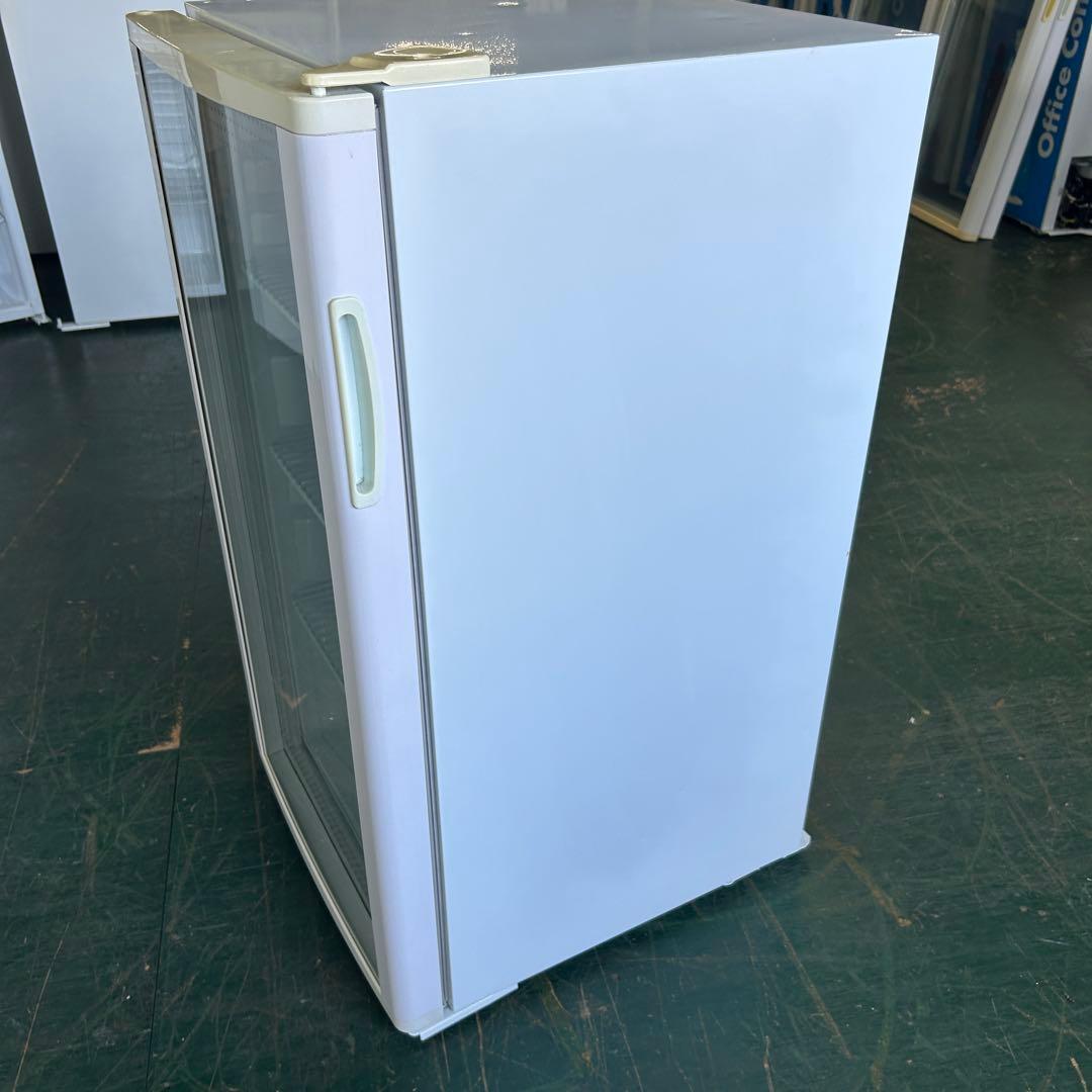 137業務用 冷蔵ショーケース オフィスコンビニ XW-105 左右開き 小型