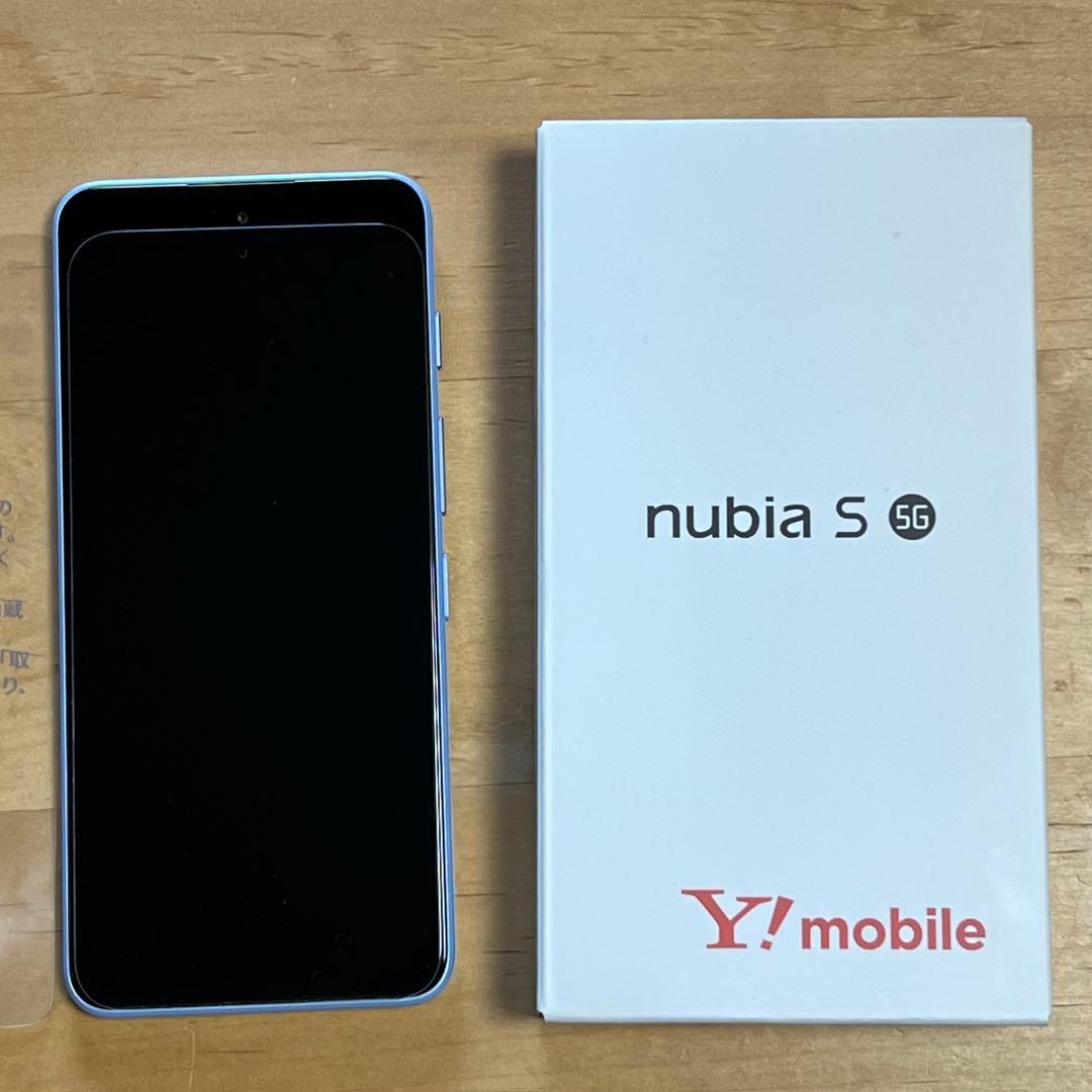 nubia S 5G ワイモバイル ライトパープル 本体