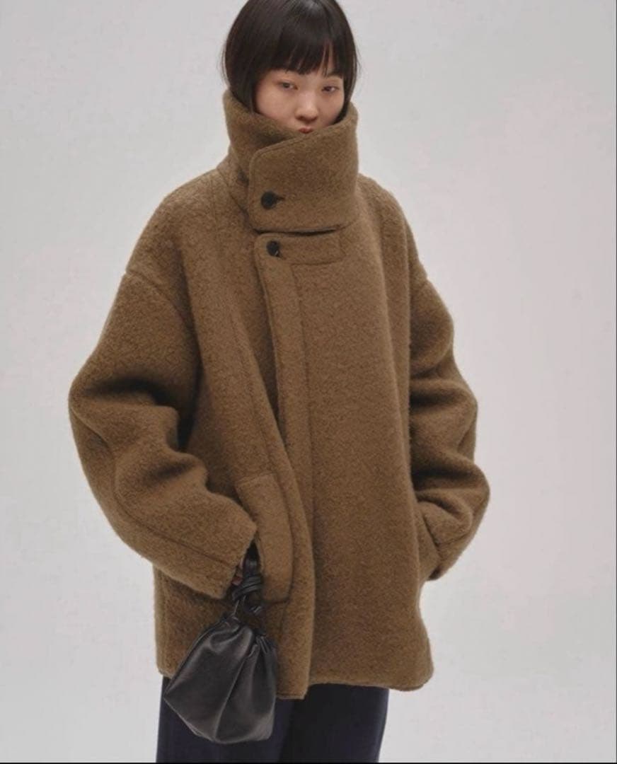 ジャケット・アウター Todayful Standcollar Boucle Jacket 36