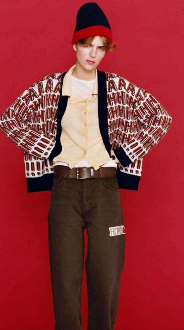 新品　ZARA ホームアローン　ニット　L-XL