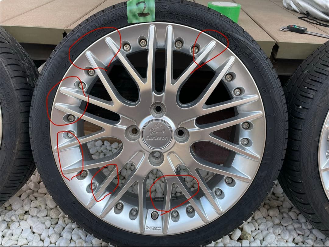 ゆ*ぃ様 [希少サイズ] Carlsson 1/10RSR 16インチ5J 4本