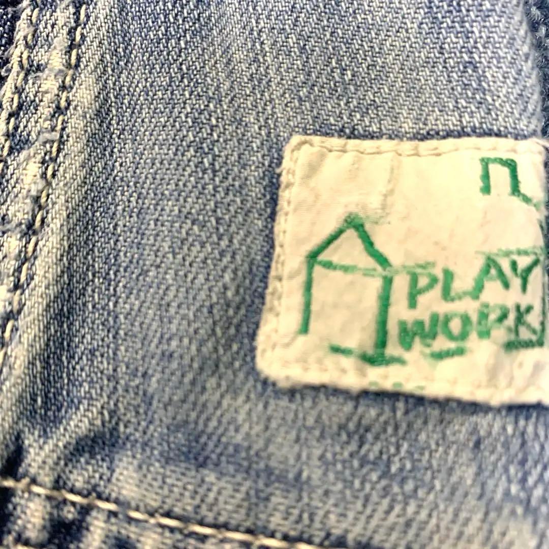 Lee デニムオーバーオール ブルー 古着 ビンテージ vintage