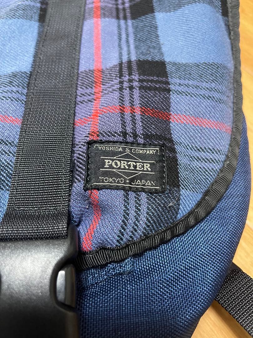 HEADPORTER　エリオットタータン　メッセンジャー　ショルダー　バック