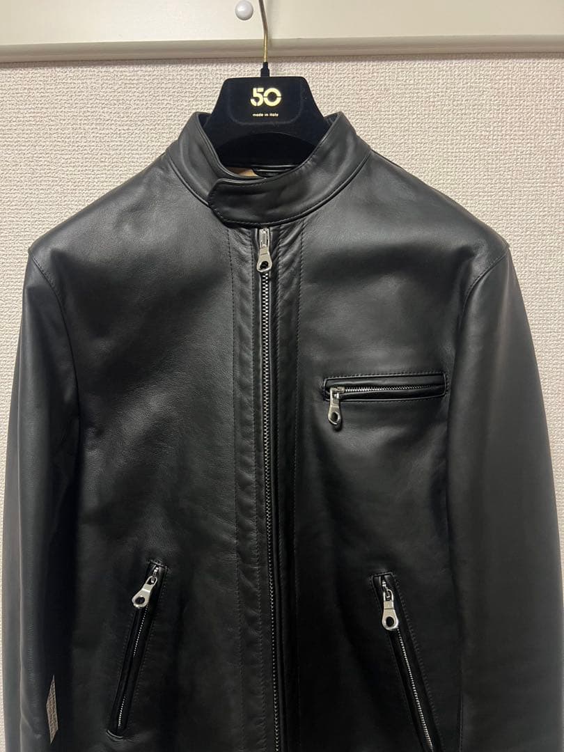 新品同様　チンクアンタ　シングルライダース　44 ブラック