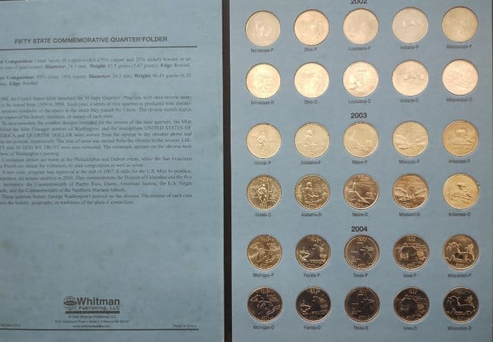 アメリカ 50州クォーター (1999年〜2009年)　コンプリート版112枚