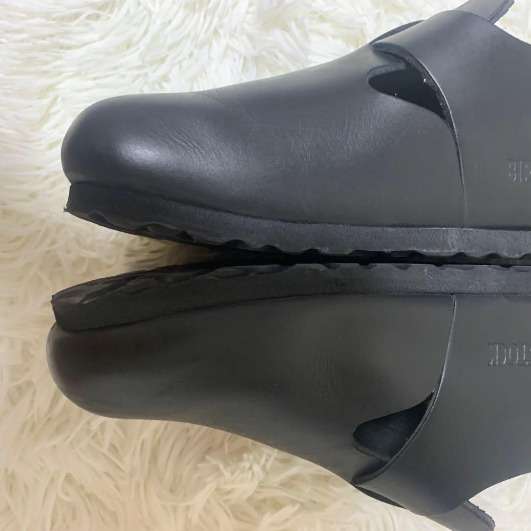 ビルケンシュトック　ロンドン　サボ　レザー　コンフォート　22.5cm 黒