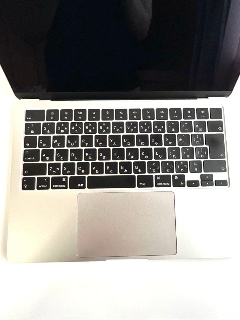 【中古】MacBookAir M2 2022 シルバー 8GB 256GB