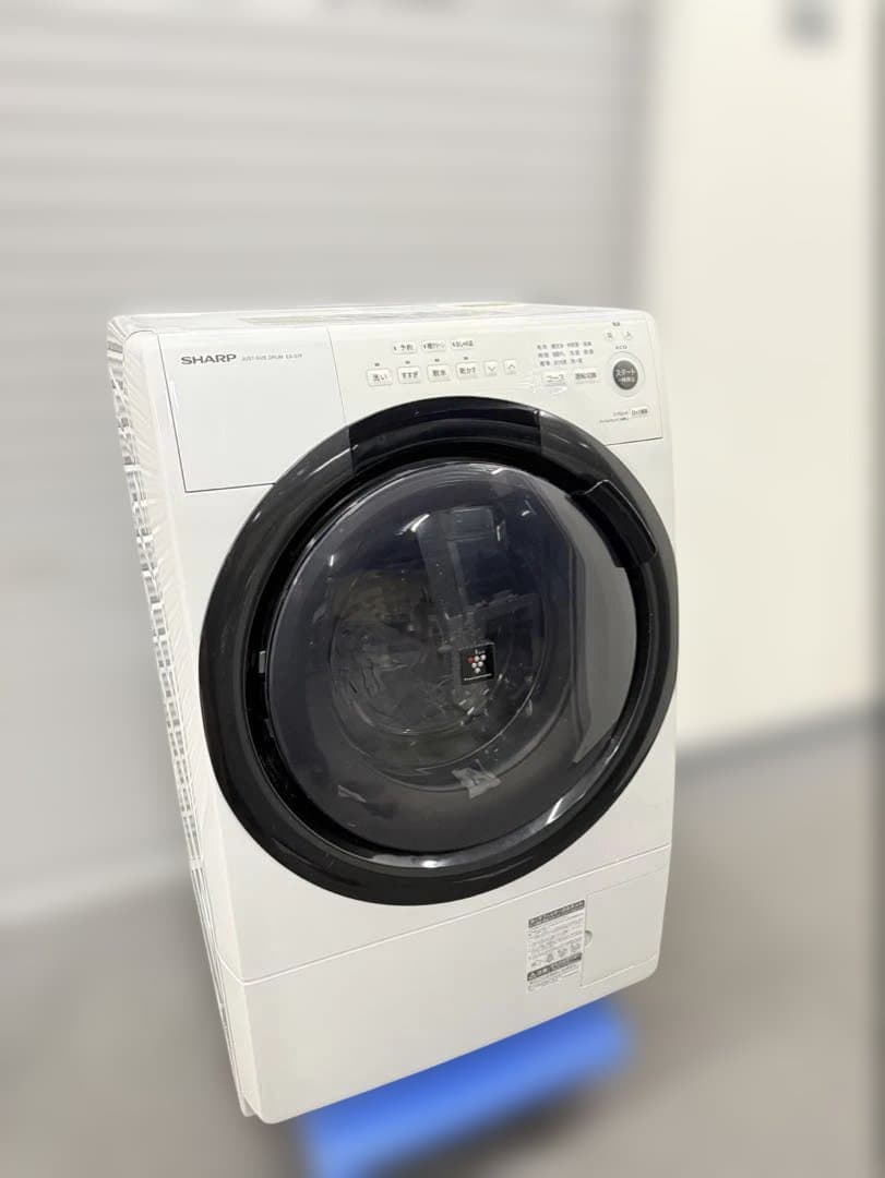 SHARP電気洗濯乾燥機 ES-S7F-WL 2021年製　ドラム式洗濯機