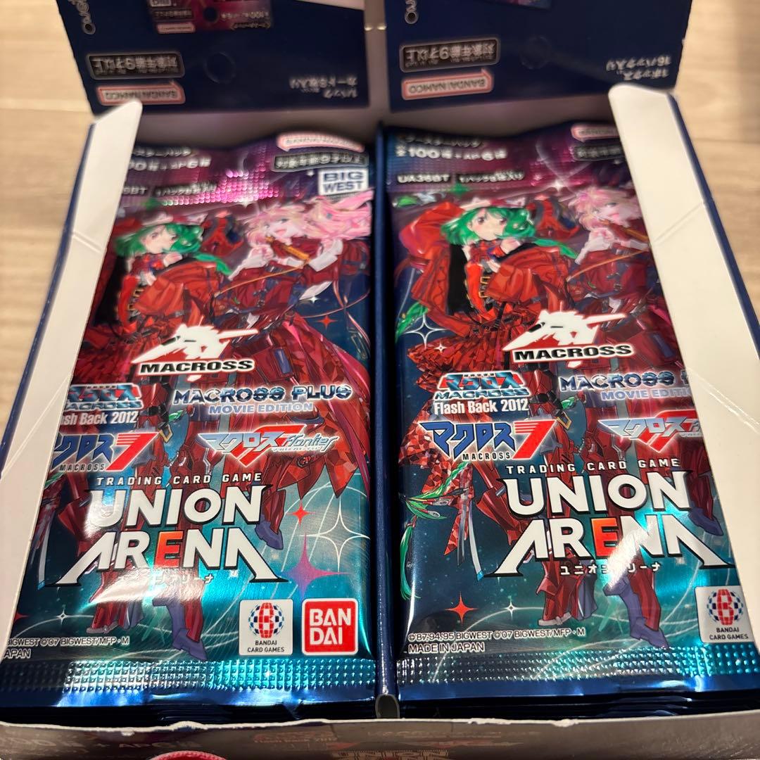 バンダイ　ユニオンアリーナ マクロス ブースターパック　BOX 2箱セット