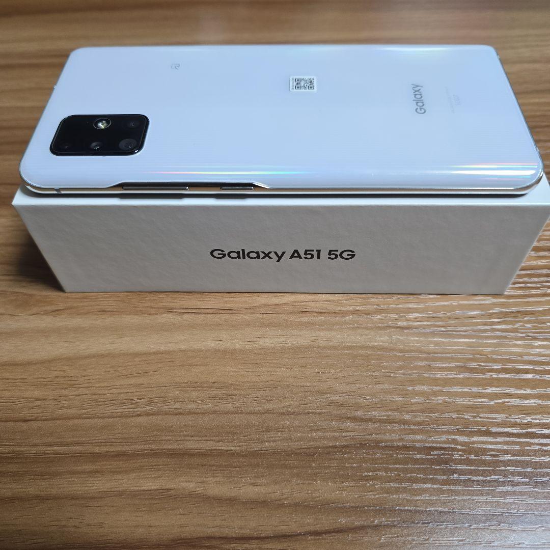 Galaxy A51 5G SCG07 プリズムブリックスホワイト au