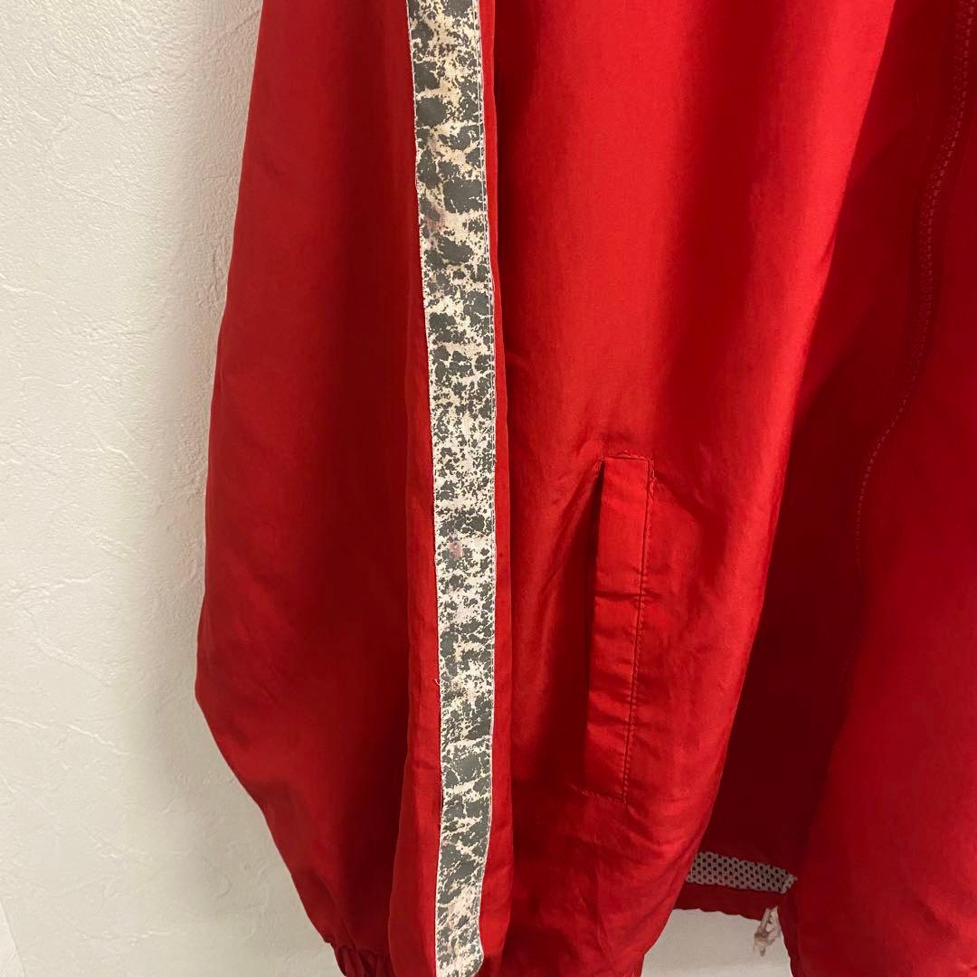 OLD STUSSY ナイロンジャケット　レッド　L　90s 　紺タグ