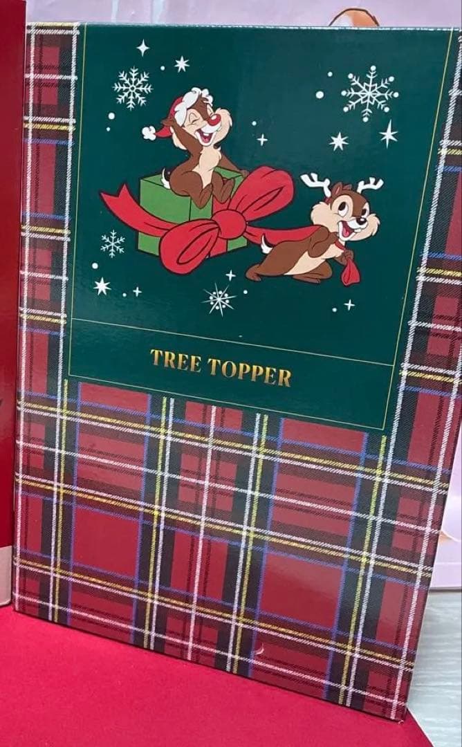 お値下げ中‼️ 新品 未開封　ディズニーストア　ツリートッパー チップ&デール