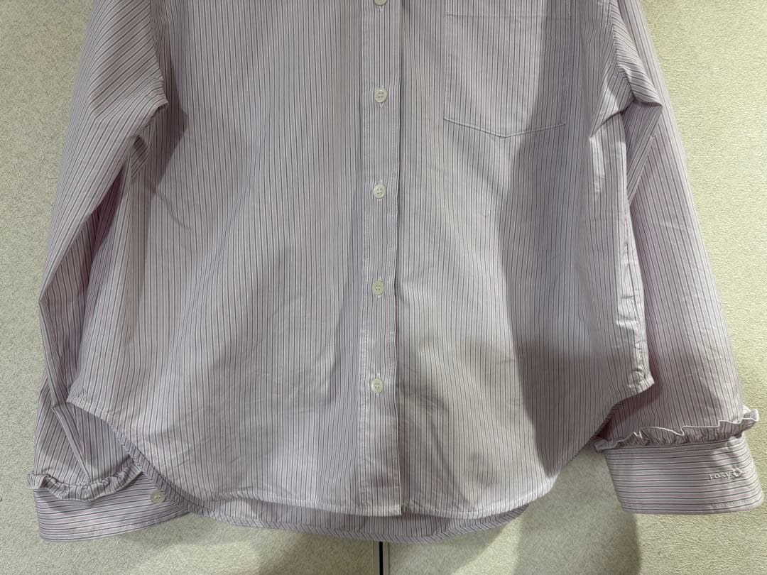 【rosymonster】 ペタルメロウフリルシャツ ピンク