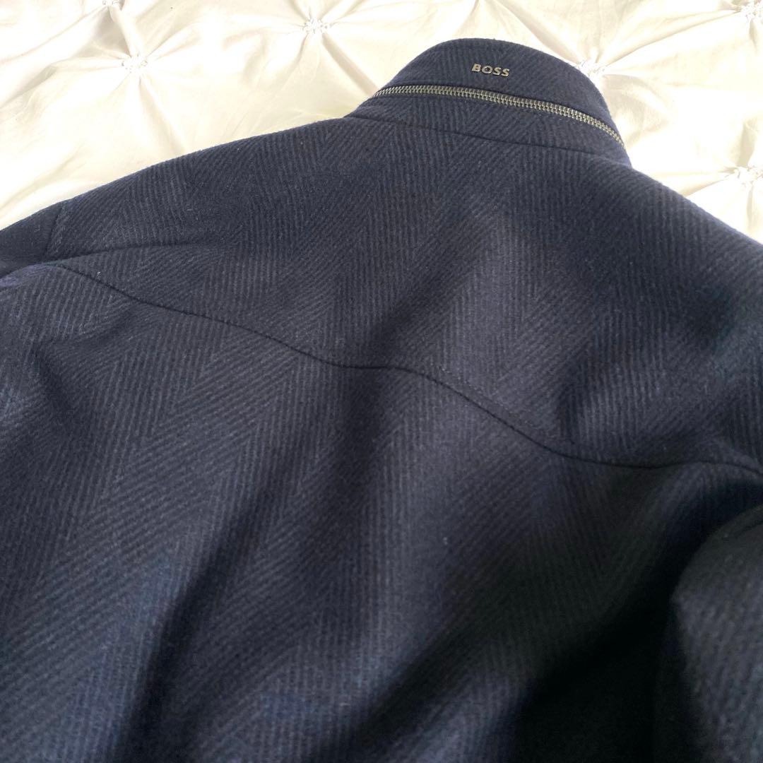 SSS 極上カシミヤ✨ HUGOBOSS ヘリンボーン ジャケット