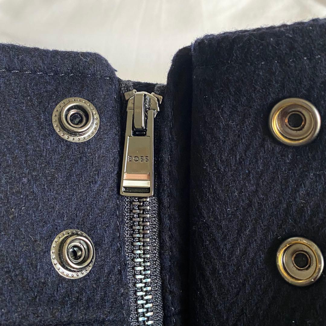 SSS 極上カシミヤ✨ HUGOBOSS ヘリンボーン ジャケット