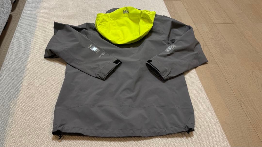Helly Hansen 防水ジャケット グレー/イエロー