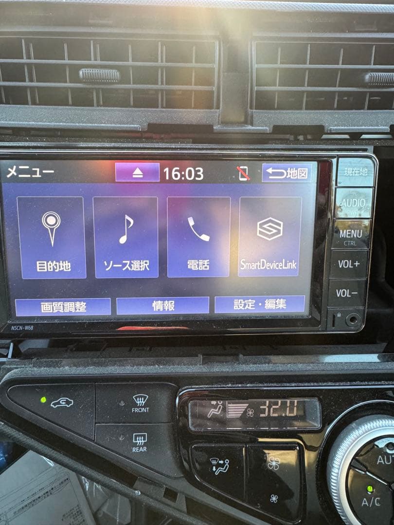 再値下げ　トヨタ純正ナビnscn-w68 地図2019 パネル交換ロック解除済み