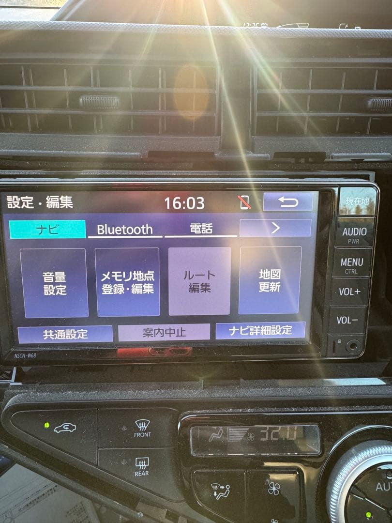 再値下げ　トヨタ純正ナビnscn-w68 地図2019 パネル交換ロック解除済み