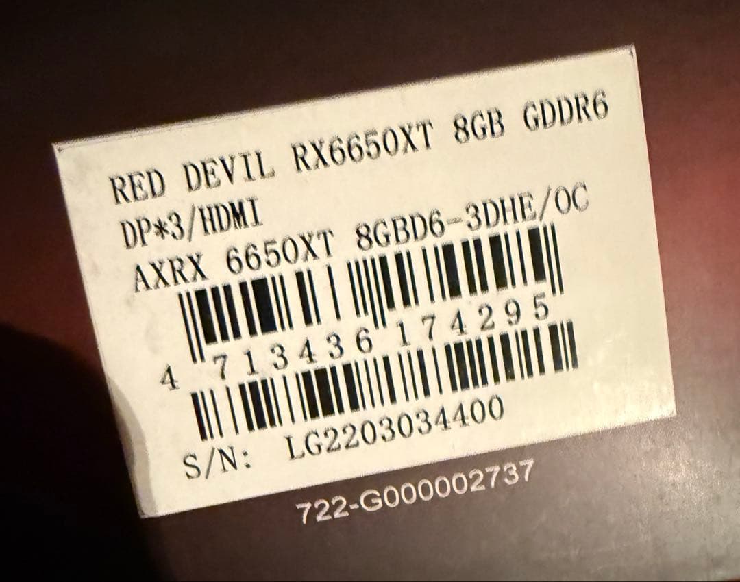 POWERCOLOR グラフィックボード AMD Radeon RX6650XT