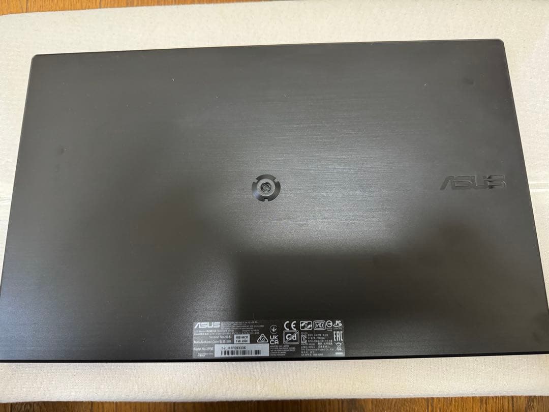 ASUS ZenScreen 15.6型ポータブルモニター MB166CR