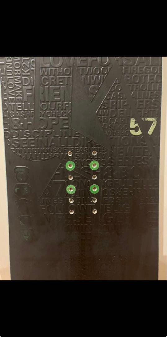 K2 Believer 157 キャンバー　カービング