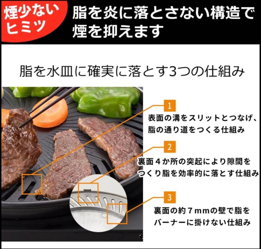 新品未開封 Iwatani マルチスモークレスグリル ＆ガラス蓋付アルミ鍋