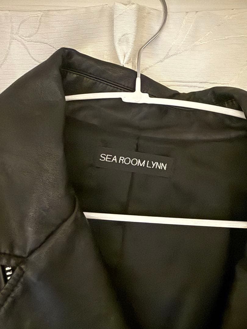 シールームリン　Vintage wash ECOレザーライダース