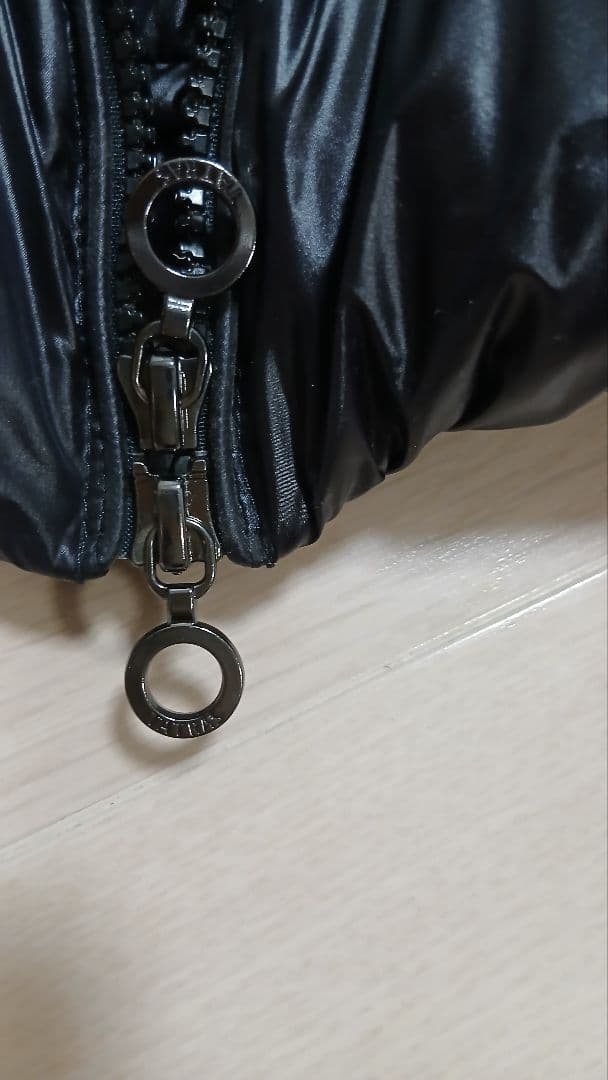 TATORASファー付きフード 黒 ダウンジャケット