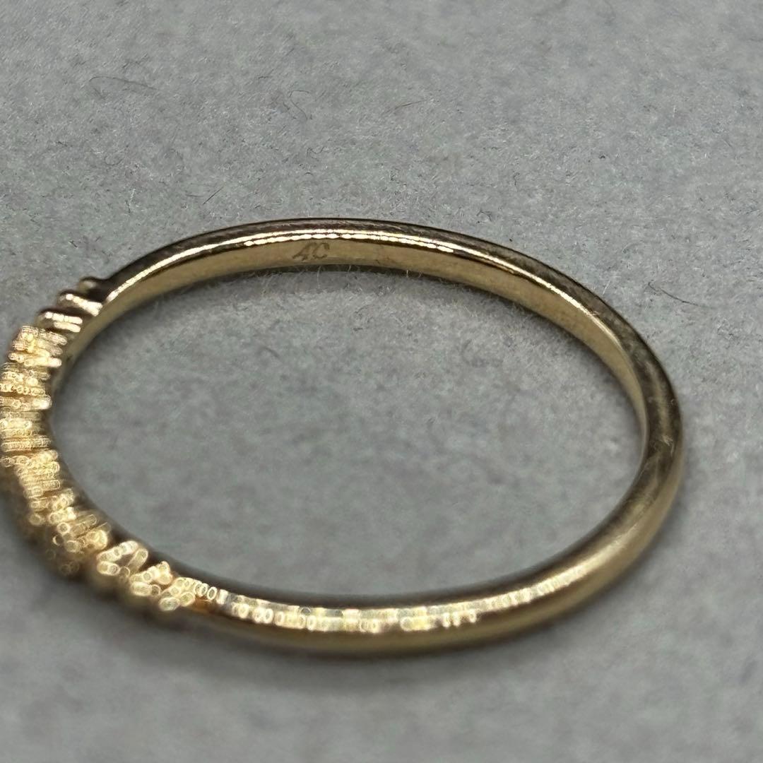 即決 4°C ヨンドシー K10 イエローゴールド リング 指輪