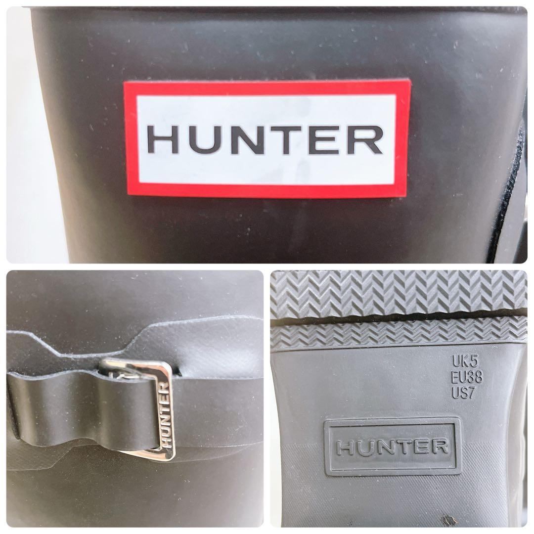 Kana_maru_mama　極美品 ハンター レインブーツ ロング 黒