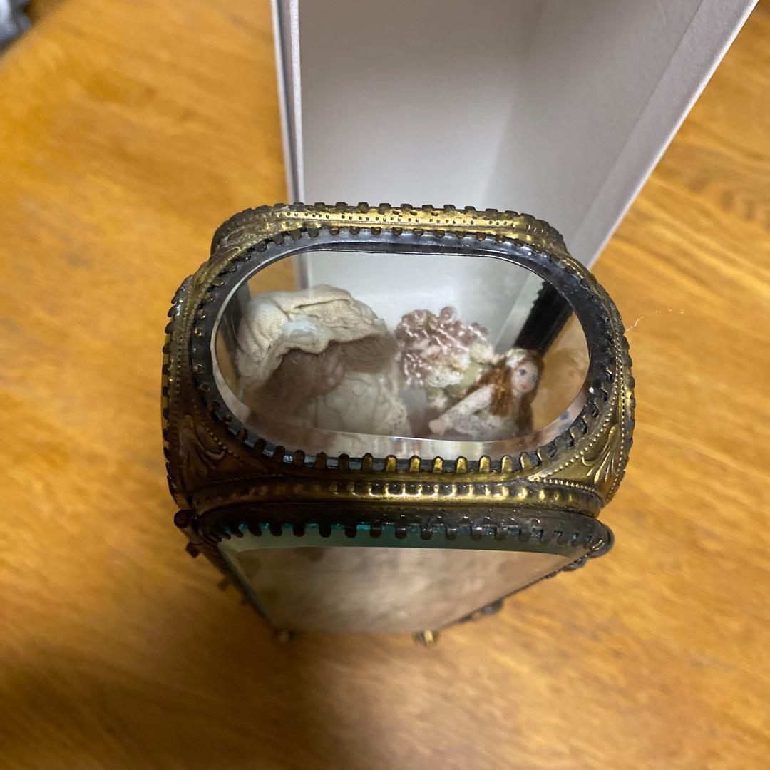 美*子様 アンティークディスプレイ　人形付き