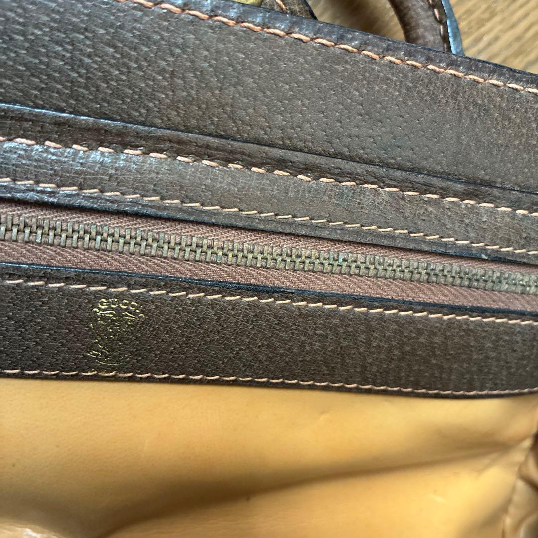 【GUCCI】メイクボックス　シェリーライン　80'S OLD GUCCI