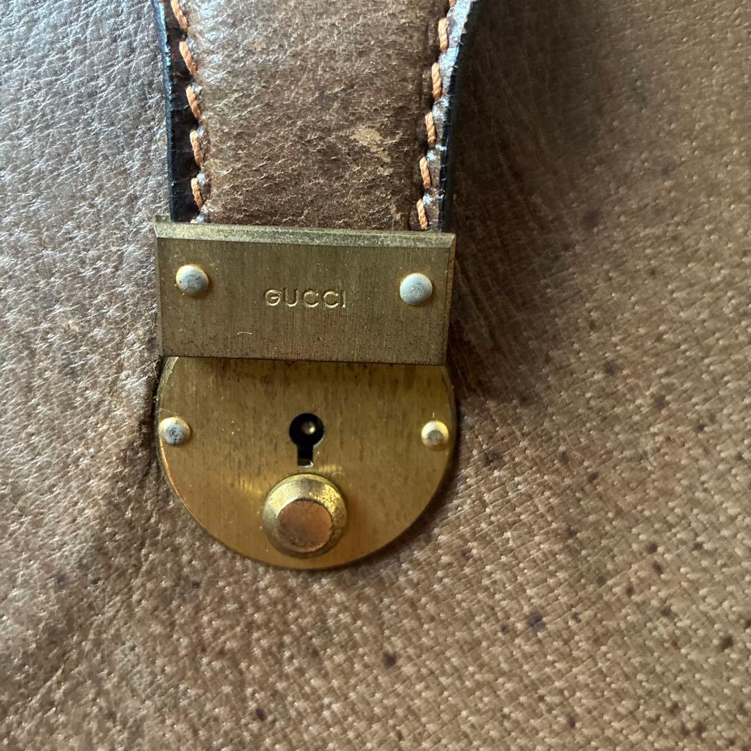 【GUCCI】メイクボックス　シェリーライン　80'S OLD GUCCI