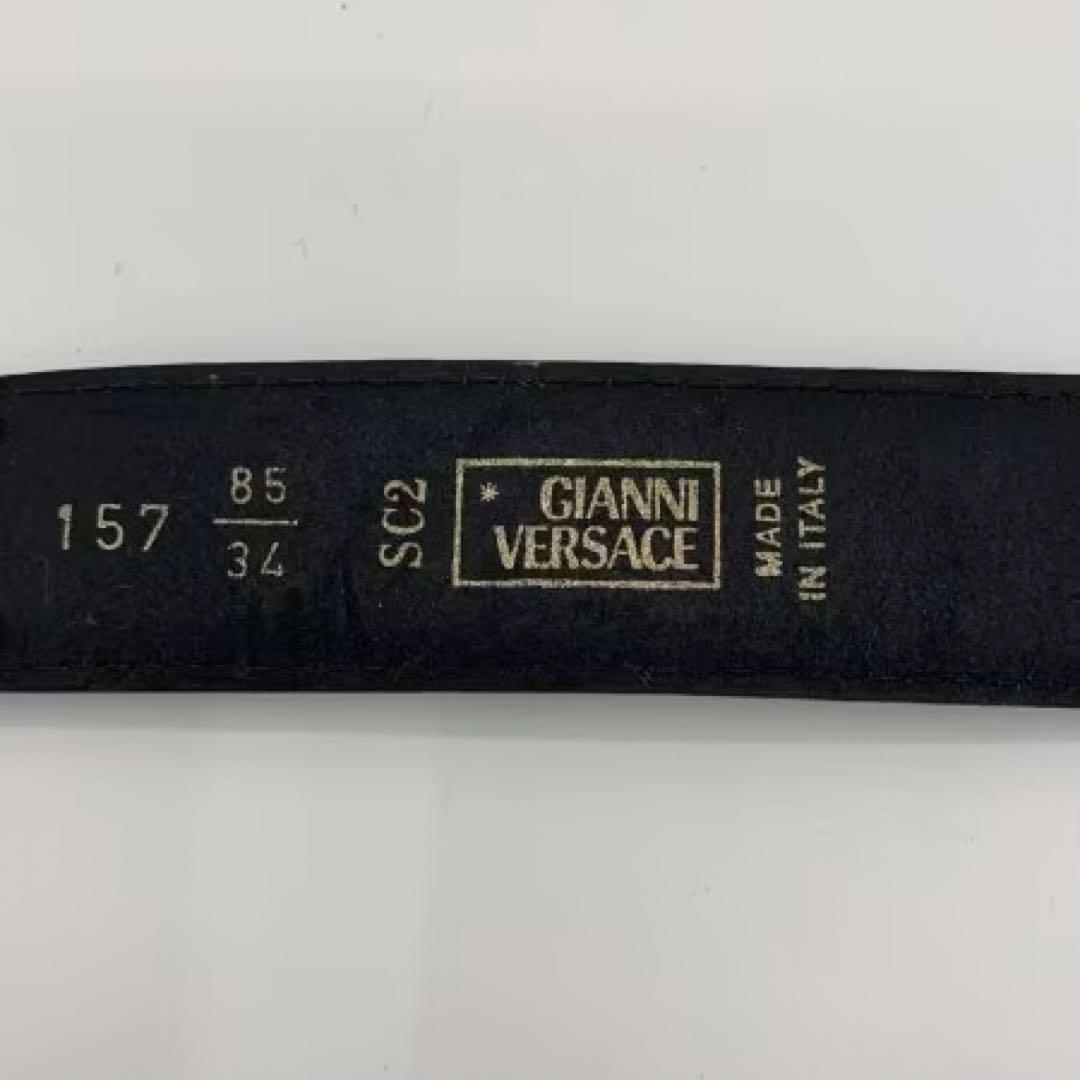 Gianni Versace ベルト 2連 クロコ型押し