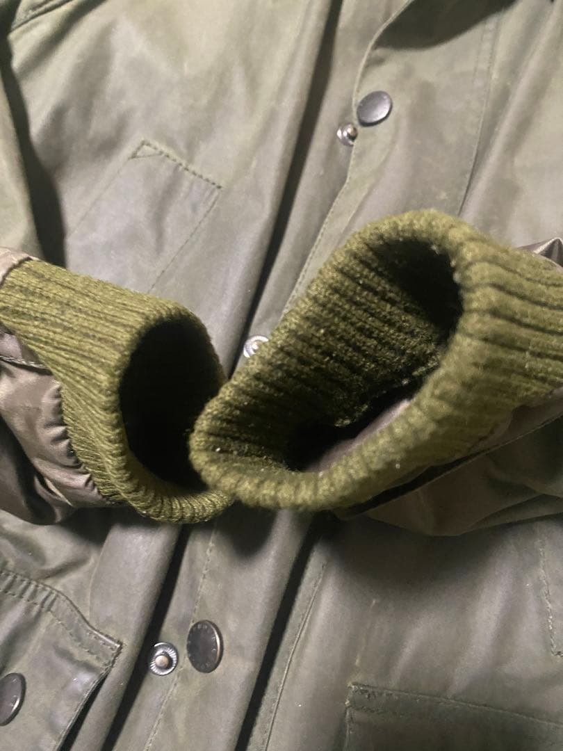 Barbour オリーブジャケット コーデュロイ襟