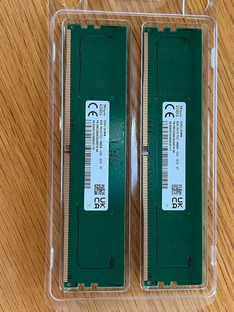 ガ*ー様 DDR5 PC5-4800B メモリー 8GB×2