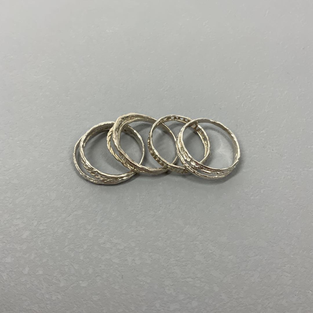 KAORU アトリエカオル　シルバー 指輪　4本セット　約13〜14号