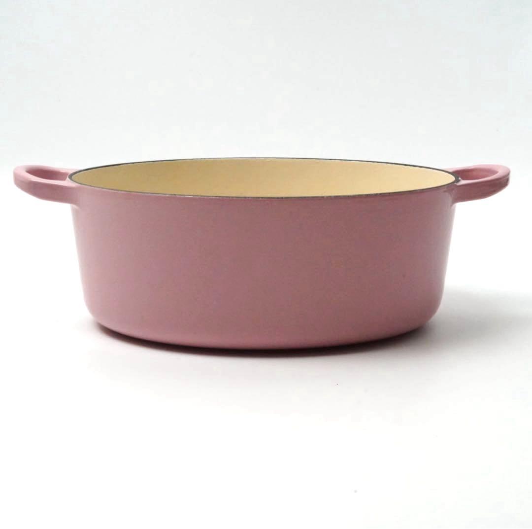 【美品】LE CREUSET　ココット オーバル シフォンピンク　25cm