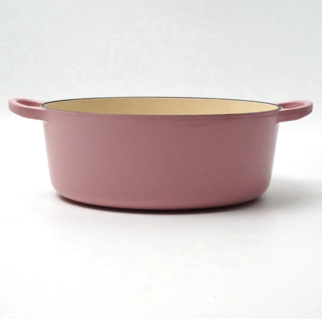 【美品】LE CREUSET　ココット オーバル シフォンピンク　25cm
