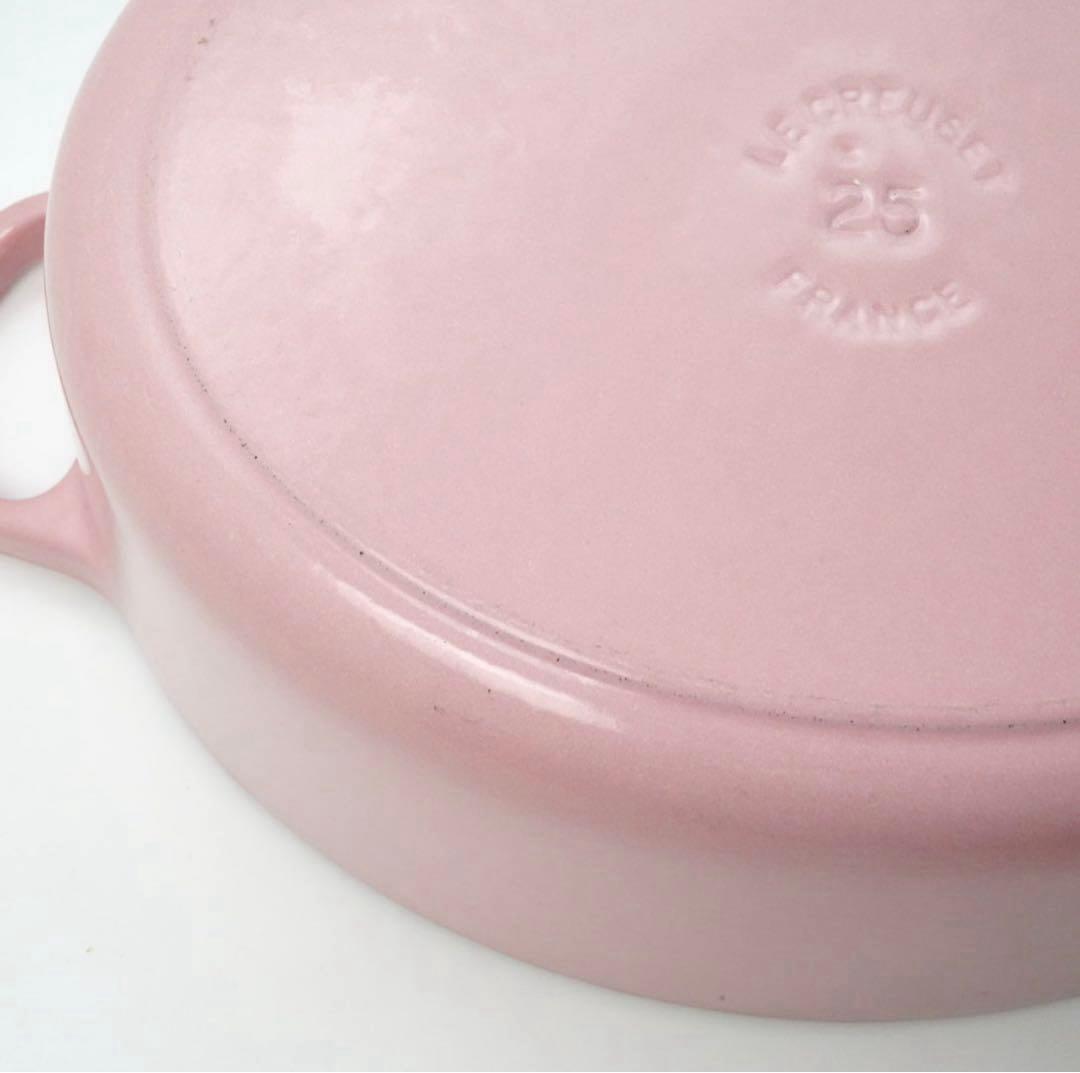 【美品】LE CREUSET　ココット オーバル シフォンピンク　25cm
